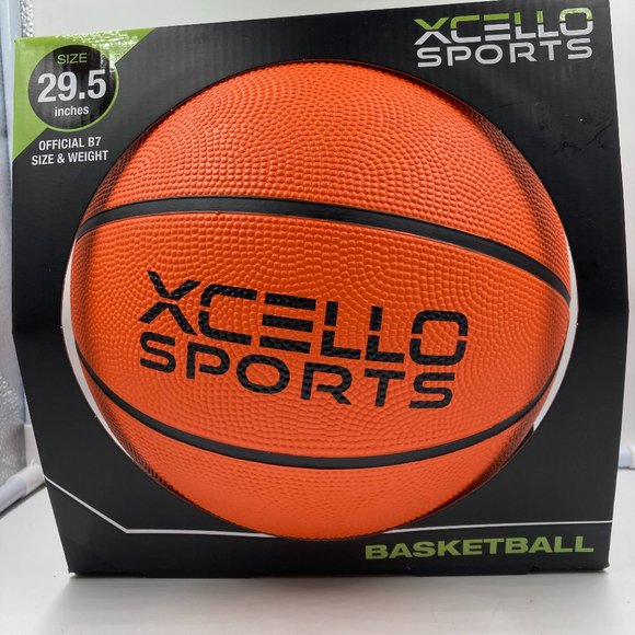 XCello Sports 29.5 Inches Basketball Official B7 Size & Weight - Picture 1 of 2